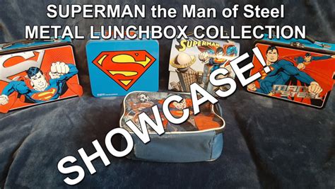 Superman the Man of Steel Metal Lunchbox 